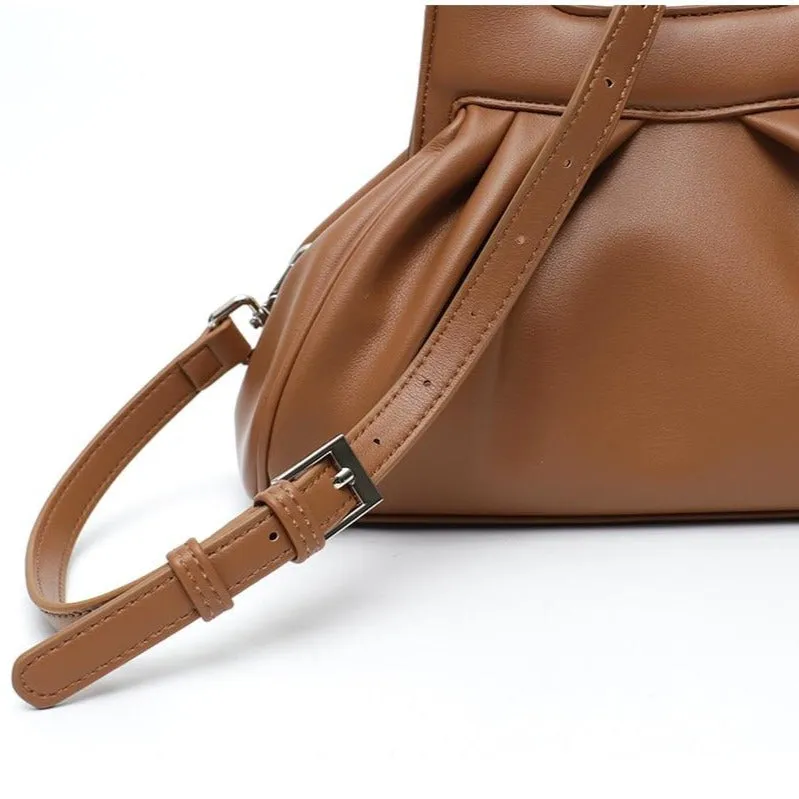 Cezanne Vegan Leather Pouch Bag - 2 Colors