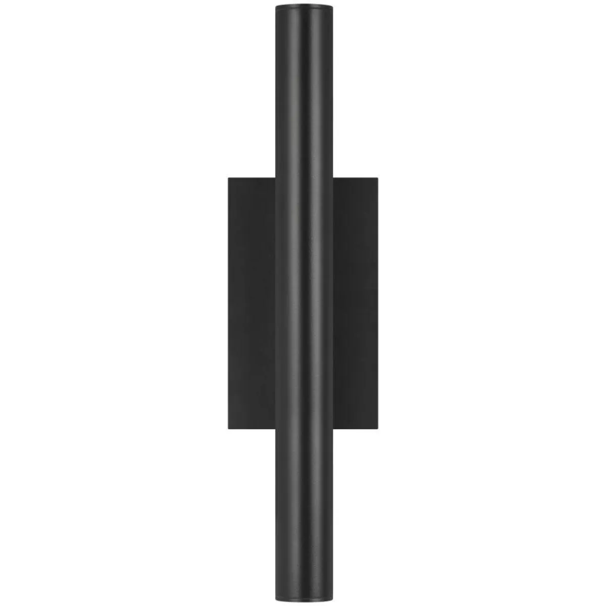 Chara 17 In. LED Outdoor Wall Sconce Black Finish