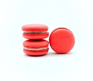 Cherry Pecan Vegan Macarons