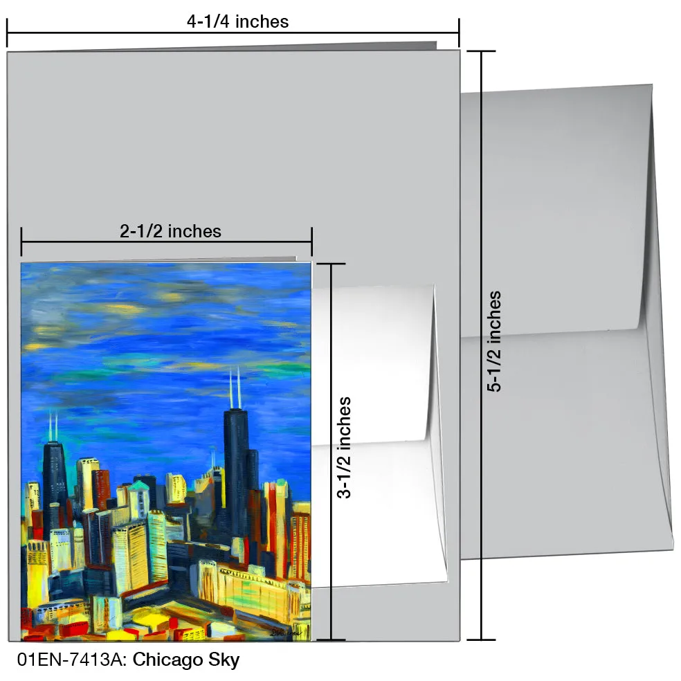 Chicago Sky, Greeting Card (7413A)