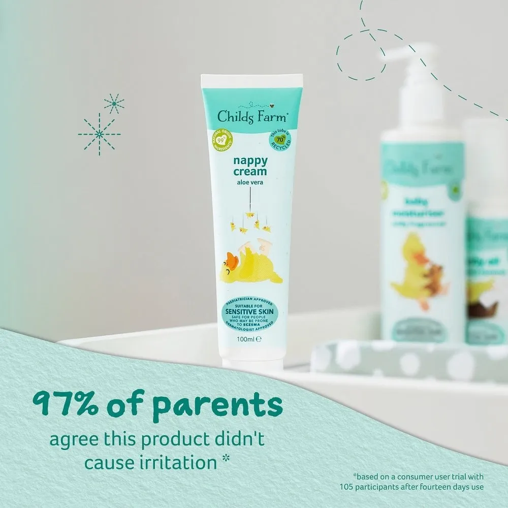 Childs Farm Fragrance-free Baby Nappy Cream 100ml