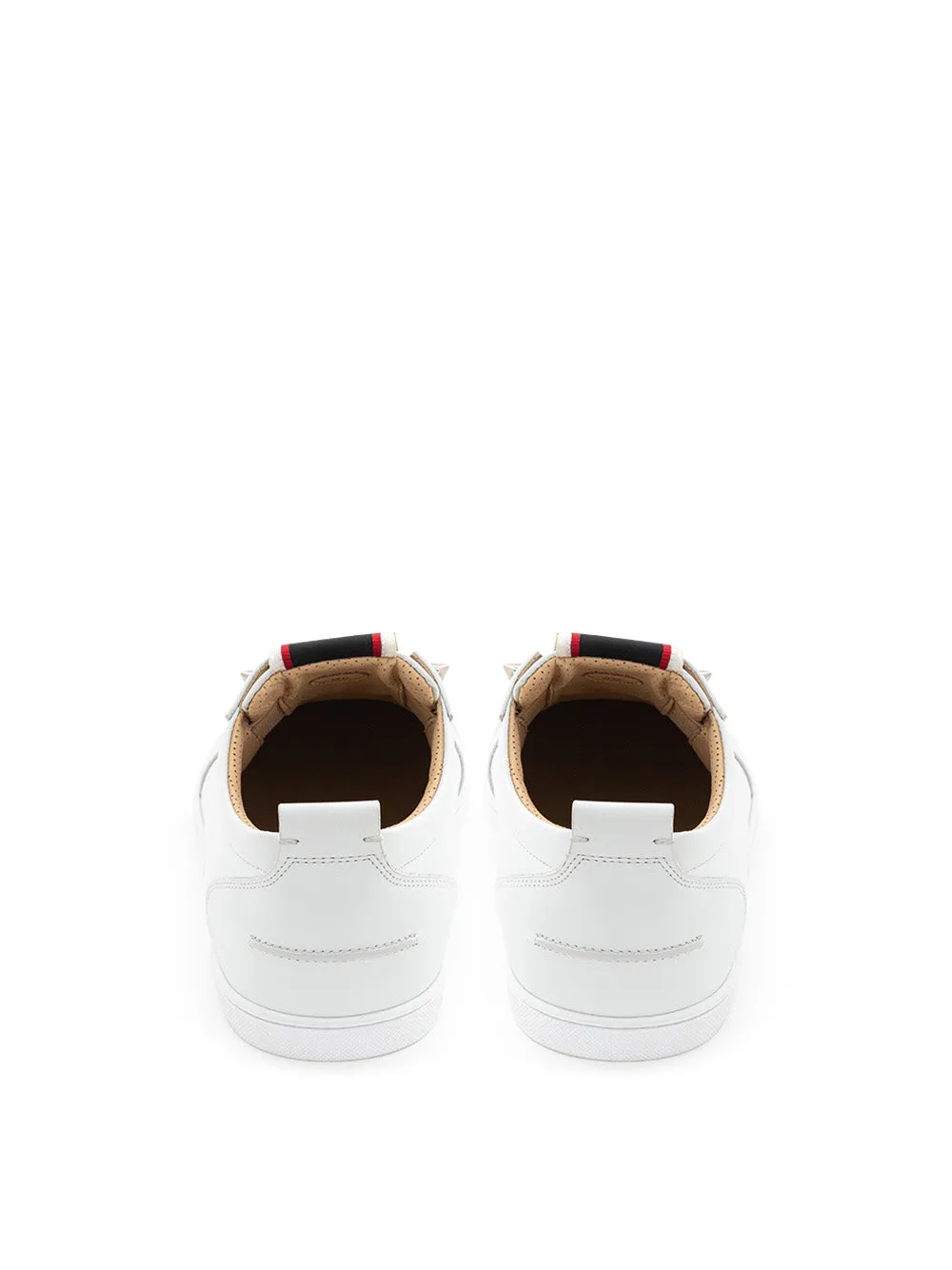 Christian Louboutin Elegant White Leather Sneakers