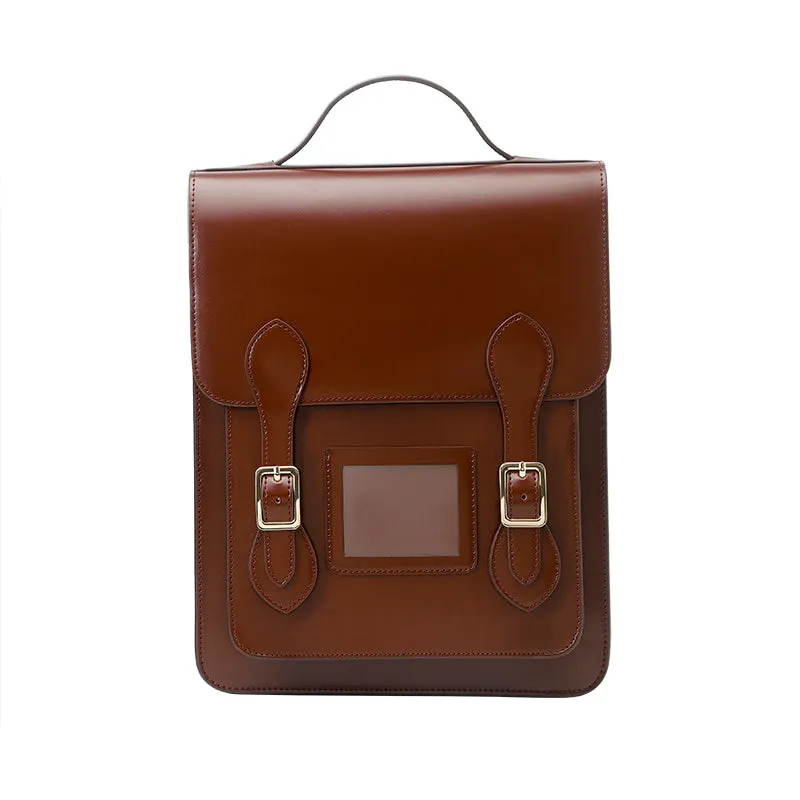 Classic Women Vertical Satchel Backpack Bag