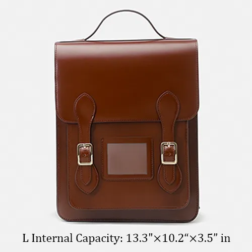 Classic Women Vertical Satchel Backpack Bag