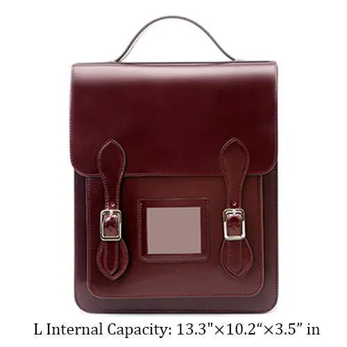 Classic Women Vertical Satchel Backpack Bag