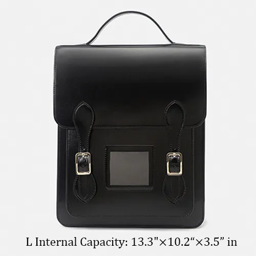 Classic Women Vertical Satchel Backpack Bag