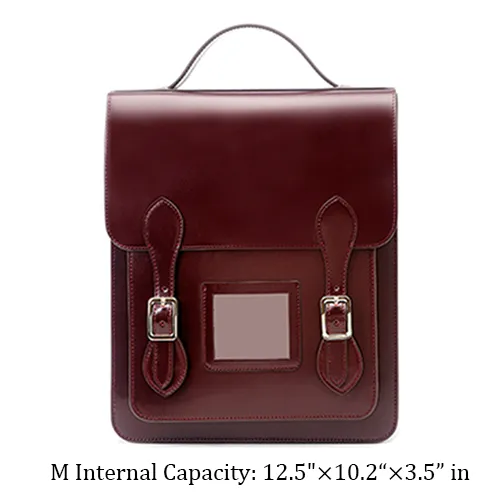 Classic Women Vertical Satchel Backpack Bag