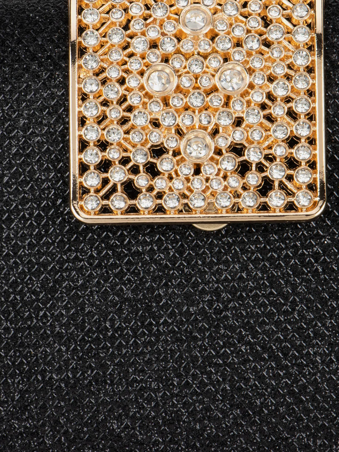 Clutch With Studded Buckle