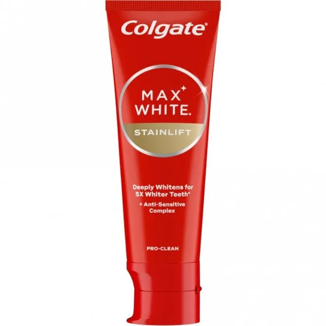 Colgate Max White Stainlift Pro Clean Toothpaste Duo 2 x 75ml