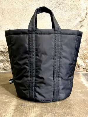 Comme des Garçons BLACK padded nylon bucket bag