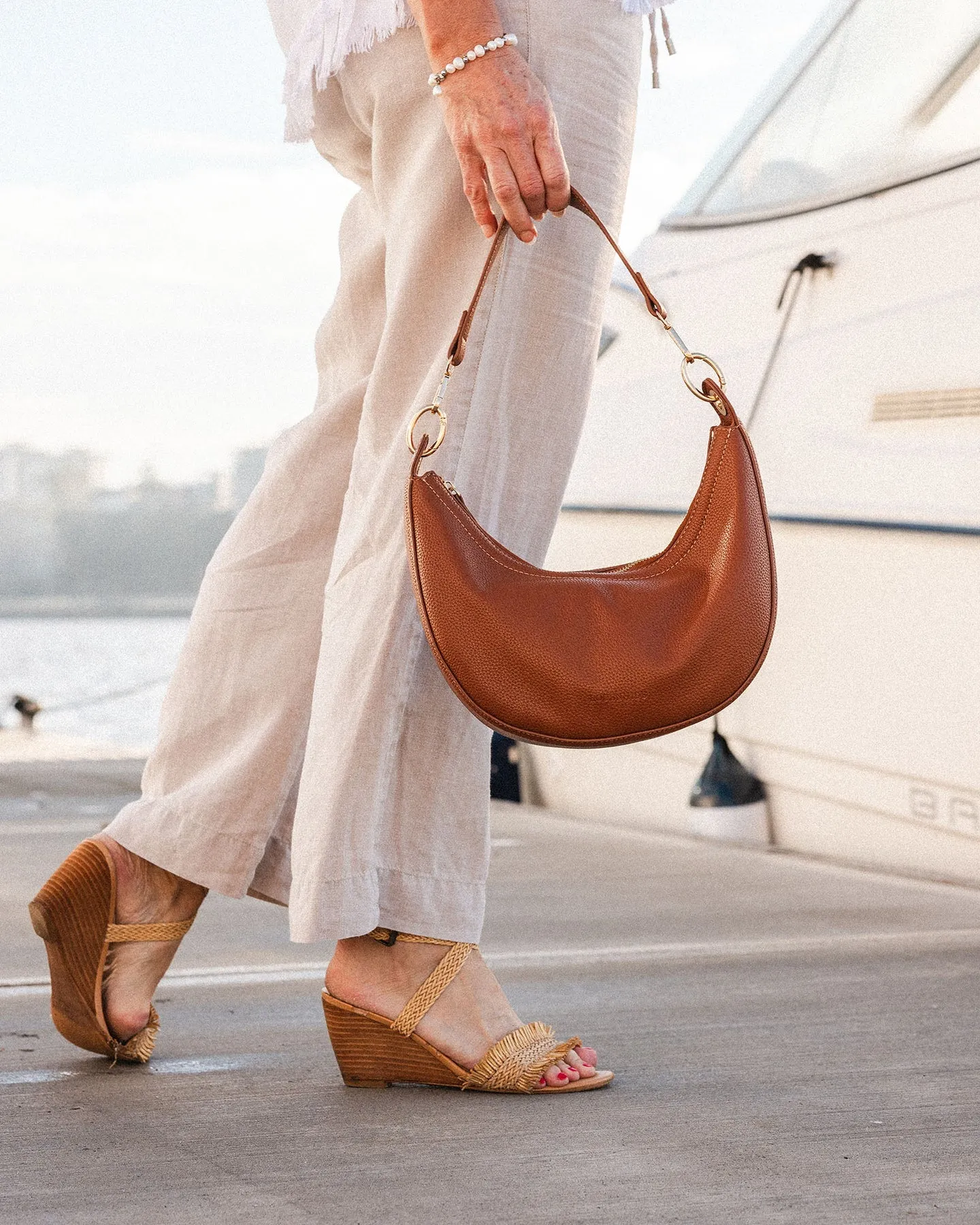 Corfu Handbag - Tan