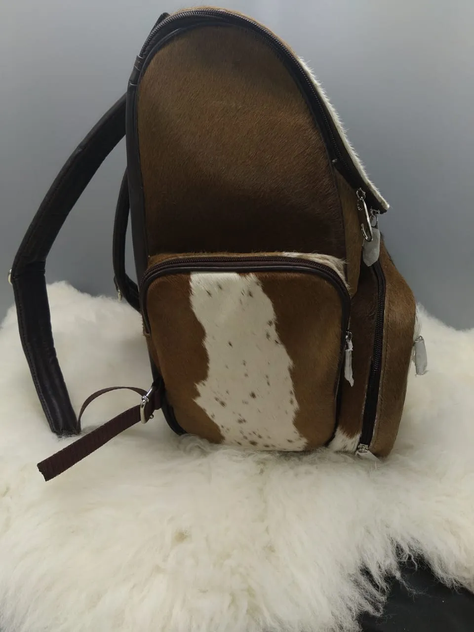 Cowhide Leather Backpack