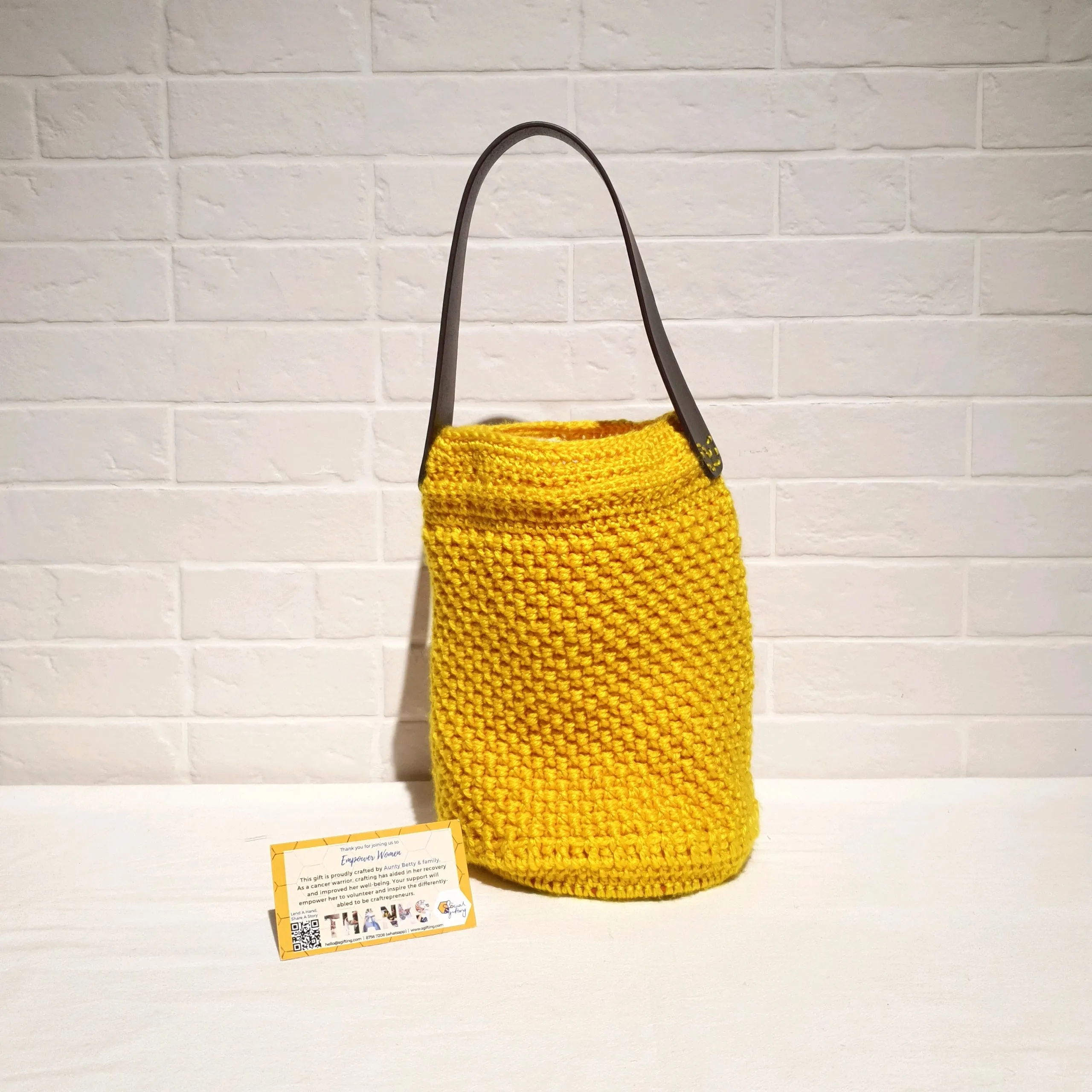 Crochet Bucket Bag (Round Base)