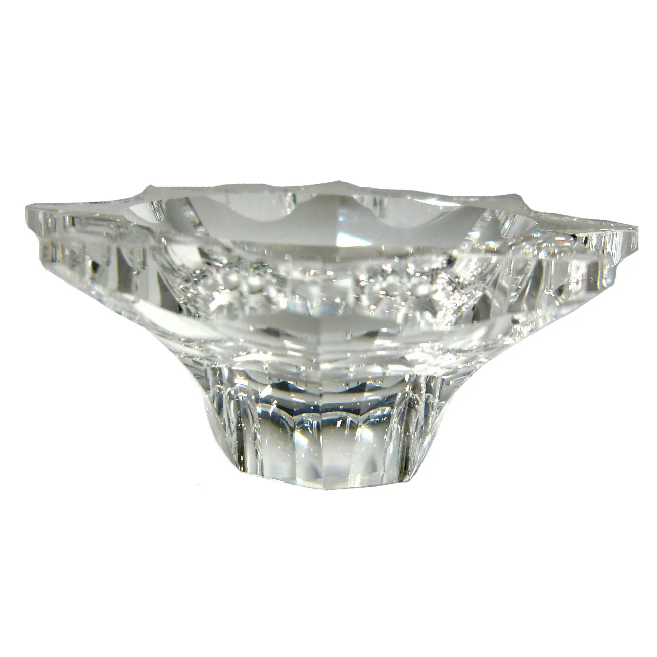 Crystal Bobeche 4-inch Clear with 26mm Center Hole