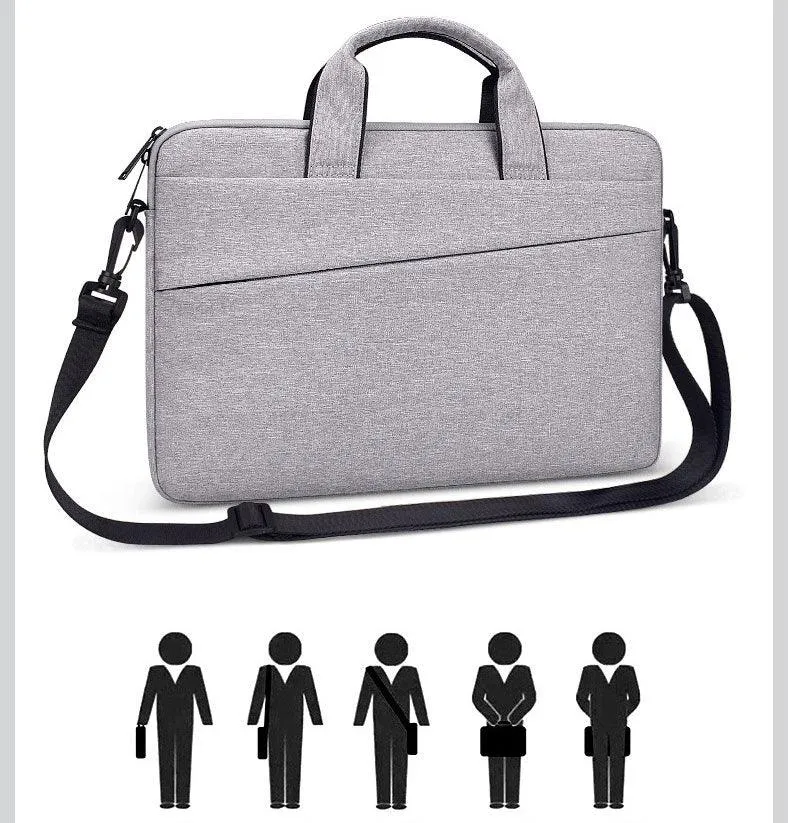 Custom Waterproof Business laptop Case sleeve Office Bag -Grey