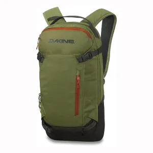 Dakine Unisex Utility Green 12L One Size Heli Pack Backpack - 10003261-UTILITYGREEN