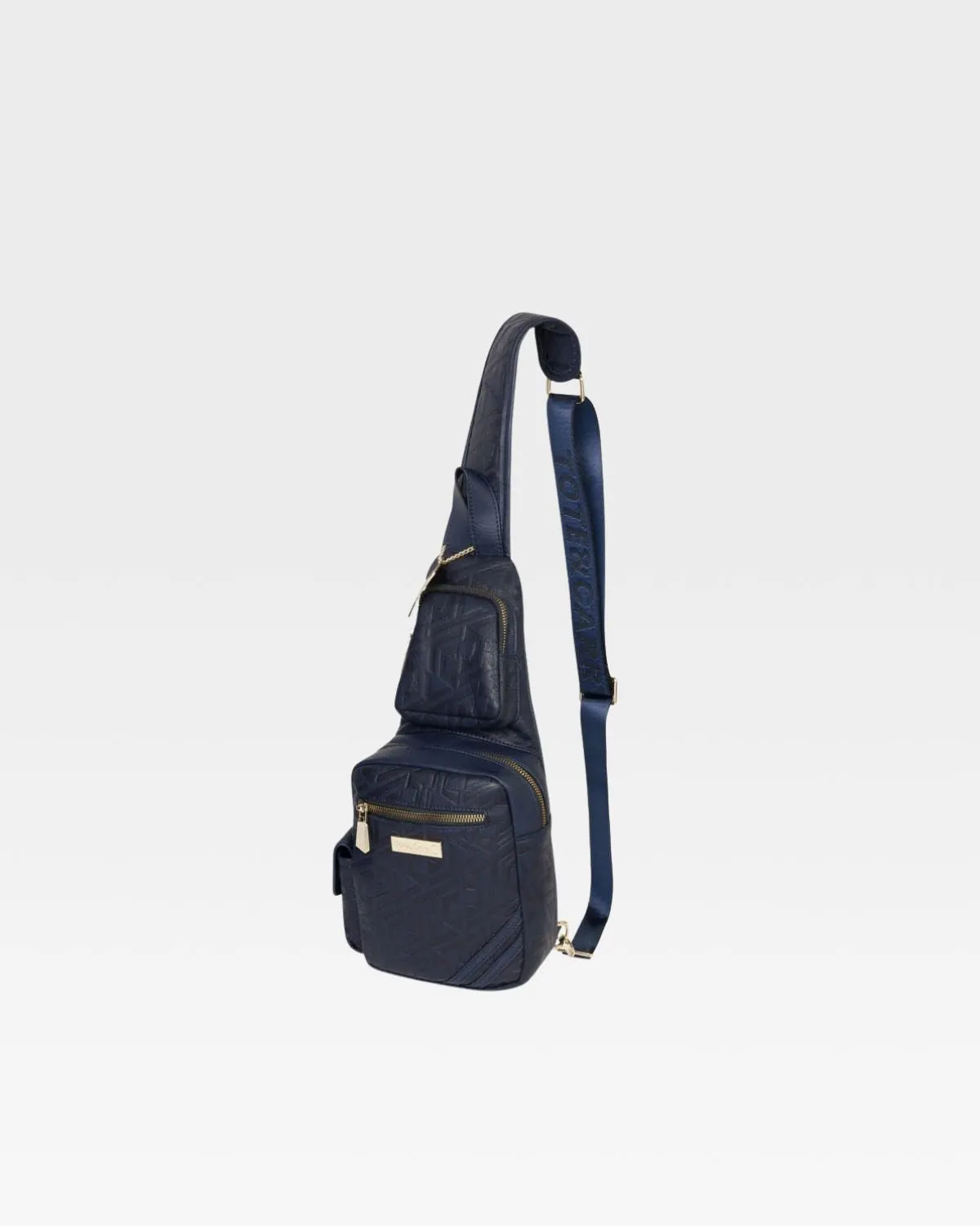 Designer Sling Bag in Navy Blue