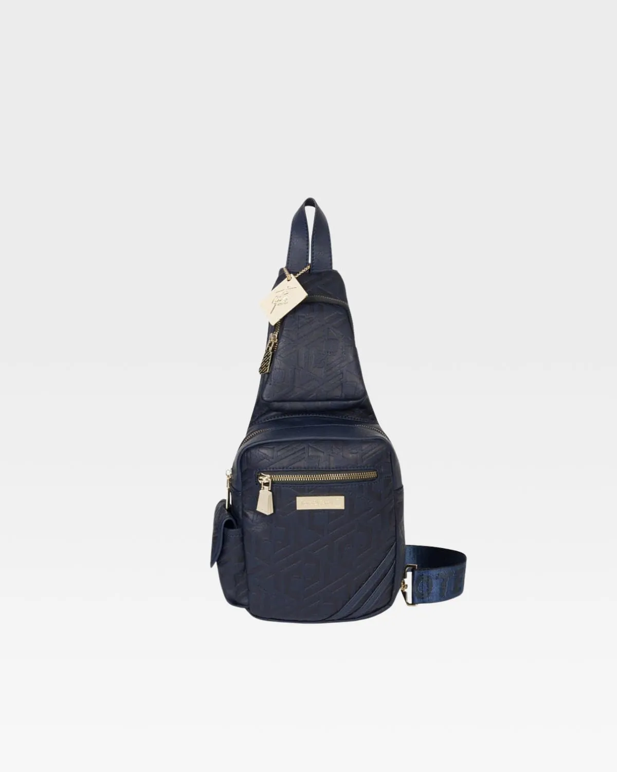 Designer Sling Bag in Navy Blue