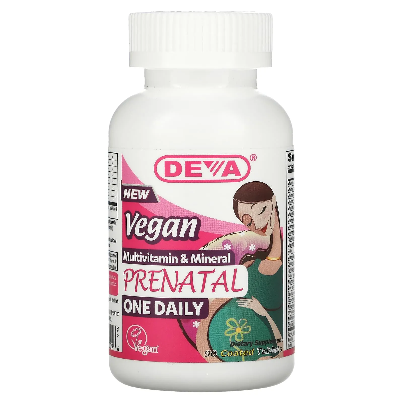 Deva Vegan, Vegan Prenatal Multivitamin, 90 Tablets