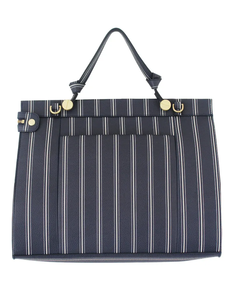 Dione Satchel in Slumber Stripe