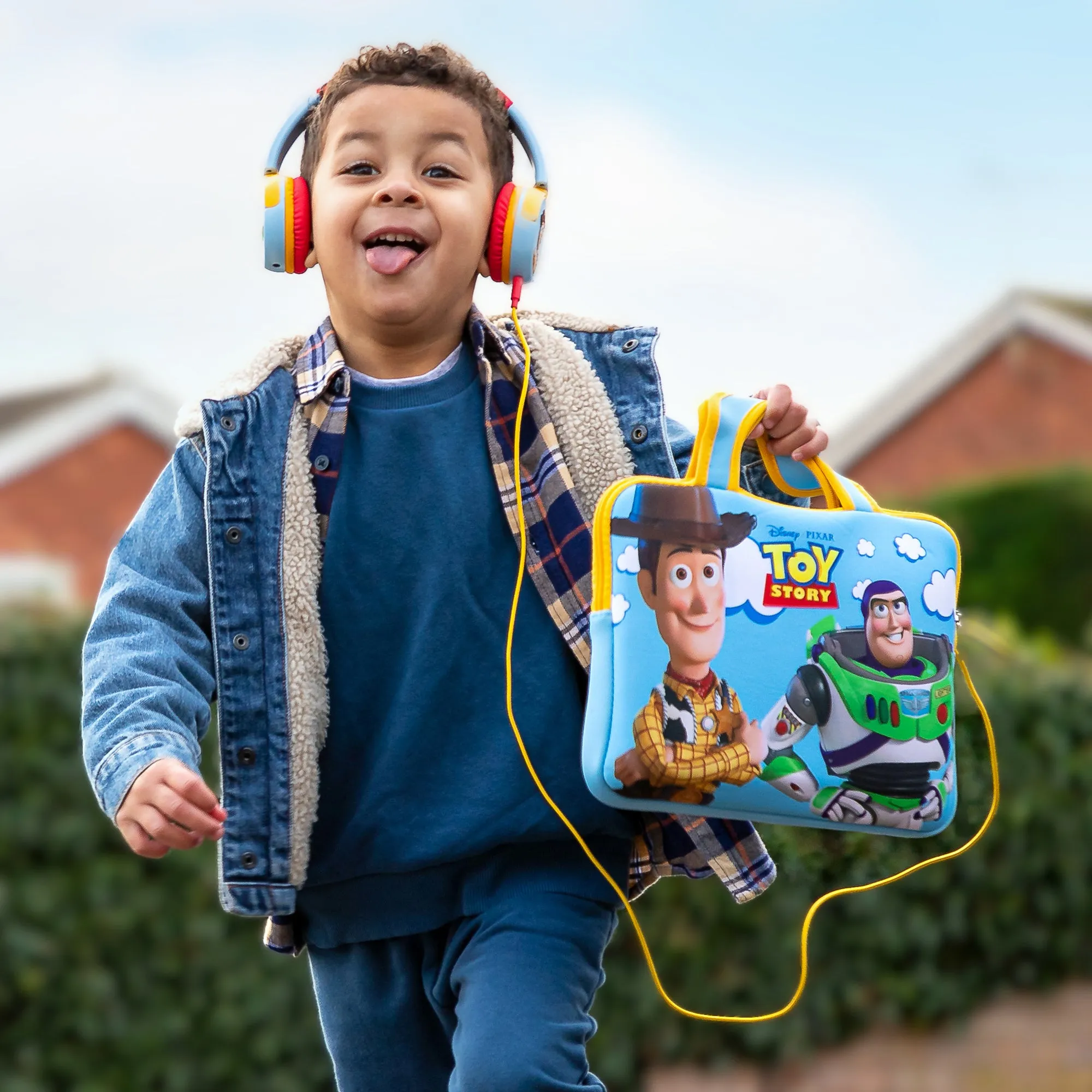 Disney and Pixar's Toy Story Travel Bundle - Carry Bag and Headphones