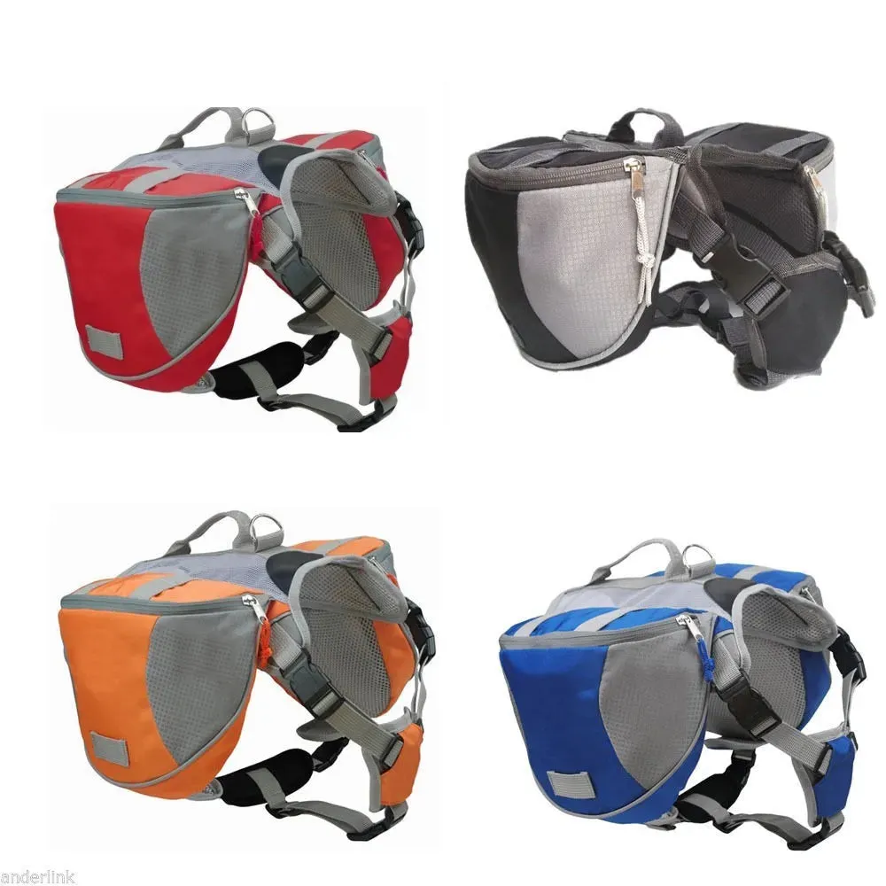 Durable Dog Backpack for Outdoor Adventures - Medium to Large Dogs