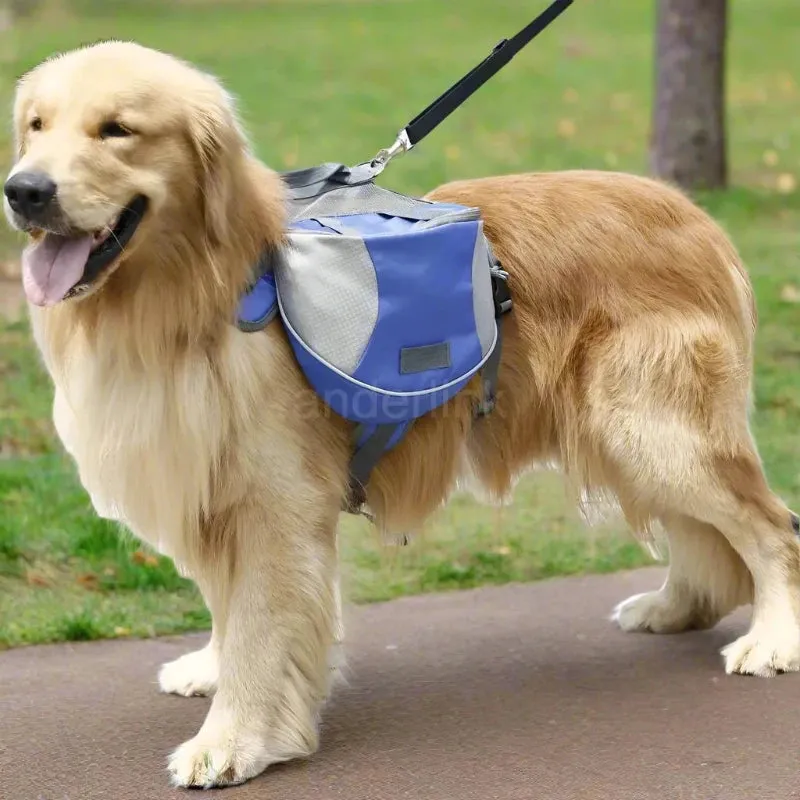 Durable Dog Backpack for Outdoor Adventures - Medium to Large Dogs