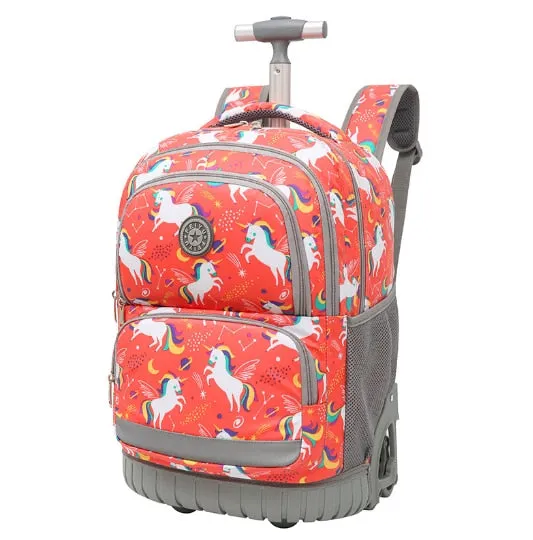 Durable Kids/Teen School Rolling Backpacks Travel Trolley Bag