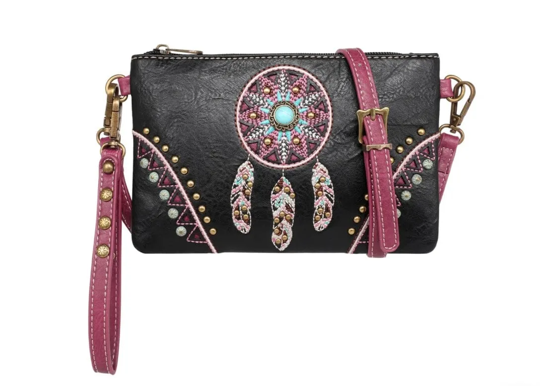 Embroidered BoHo WRISTLET Crossbody