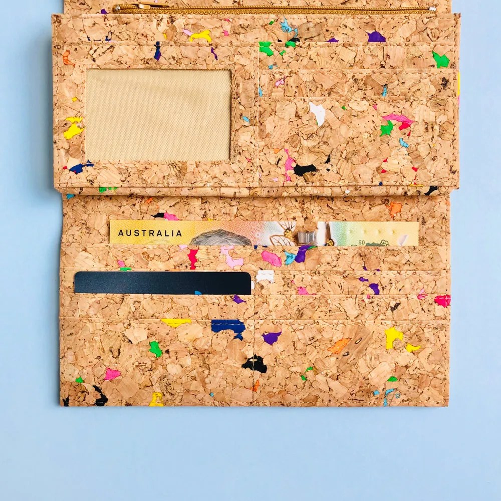 Emma Cork Wallet in Vivid