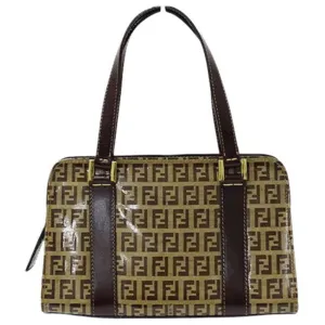 FENDI Bag Ladies Handbag Zucchino Brown