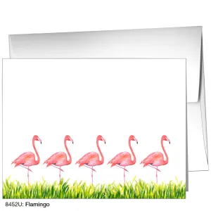 Flamingo, Greeting Card (8452U)