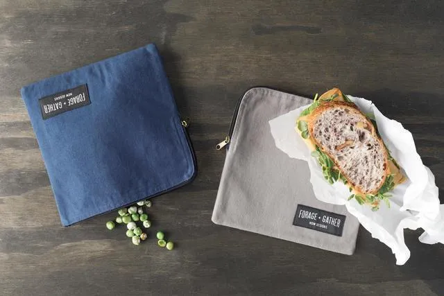 Forage & Gather Snack Bag - Blue