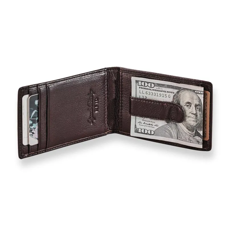 Front Pocket Privacy Bifold Wallet with Money Clip