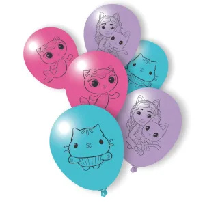 Gabby's Dollhouse Balloons - 6 Pkt