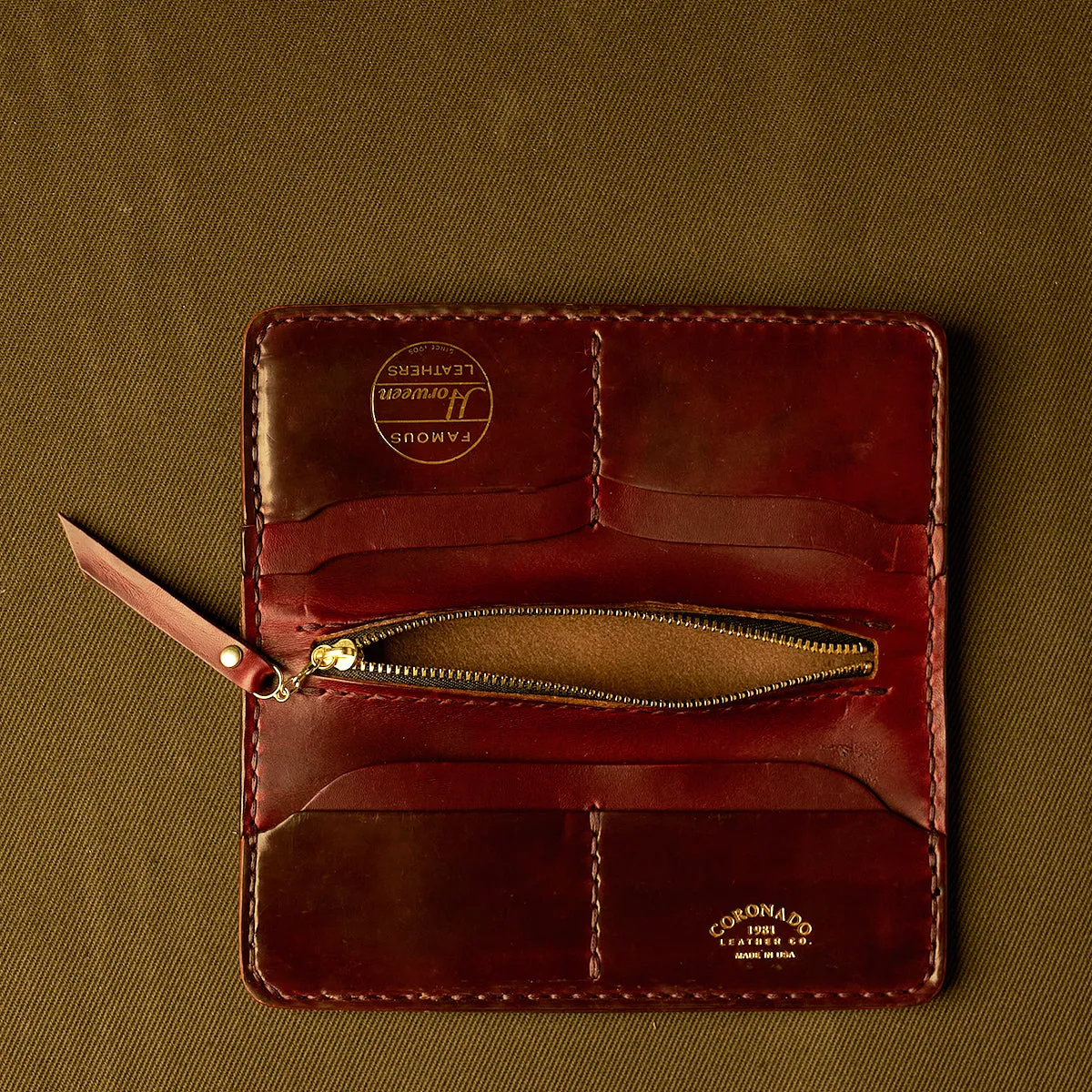 Garrison Shell & Horse Long Wallet | #8