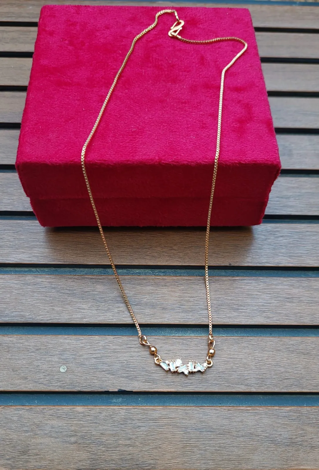 Gemzlane Chain Pendant  Necklace