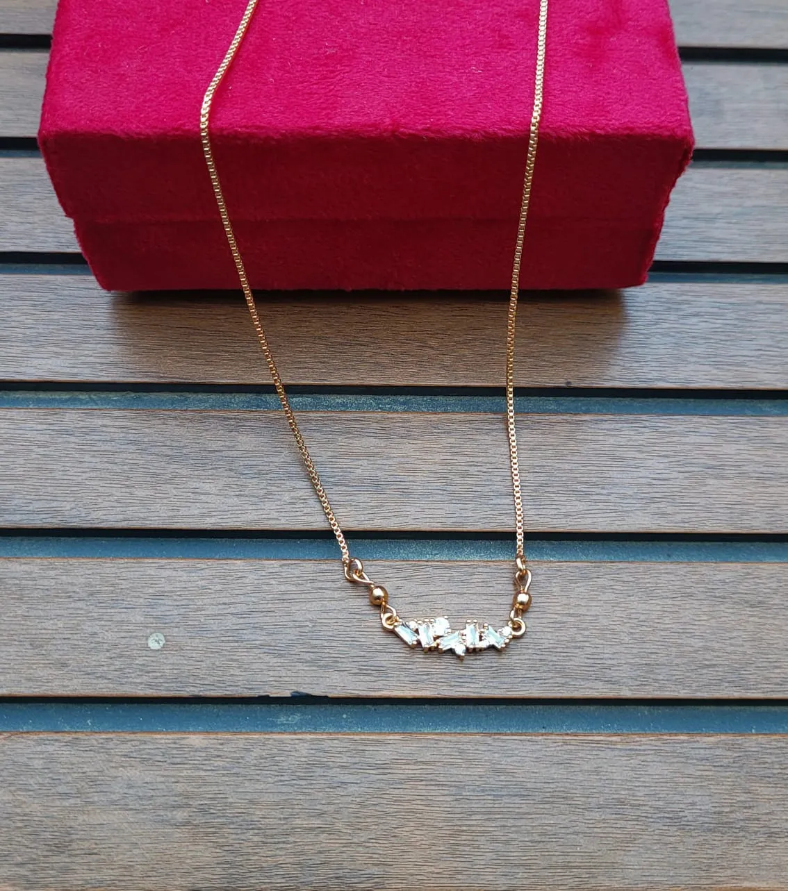 Gemzlane Chain Pendant  Necklace