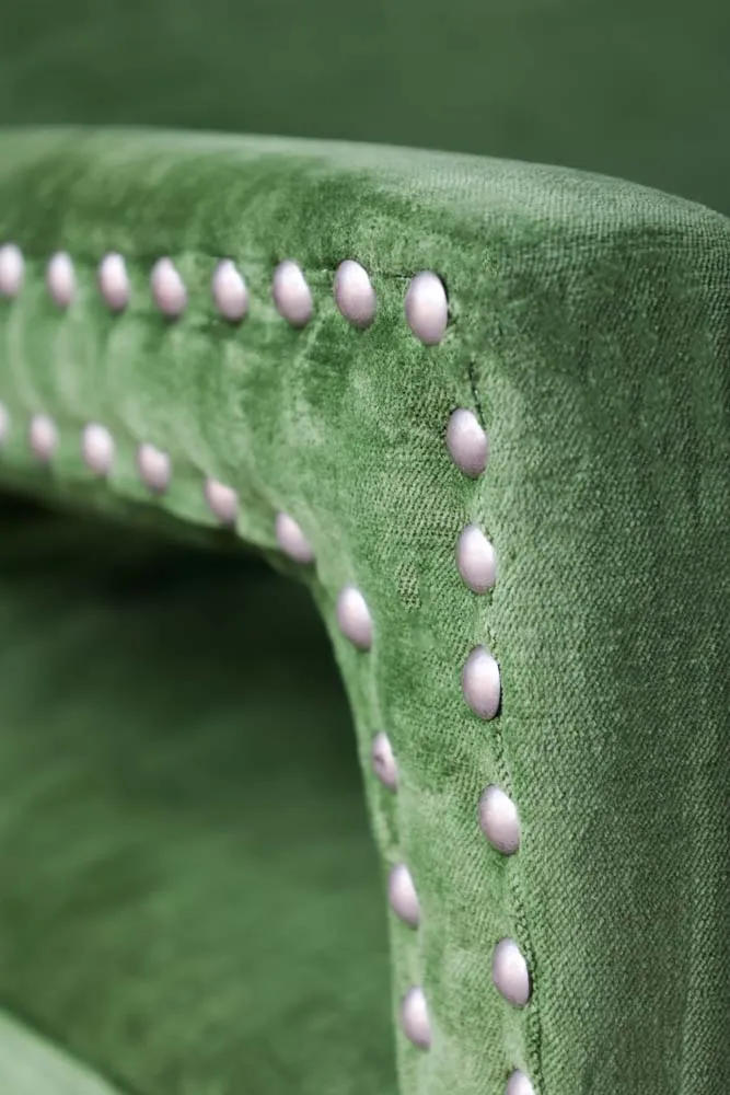 Gorgeous Green Velvet Armchair