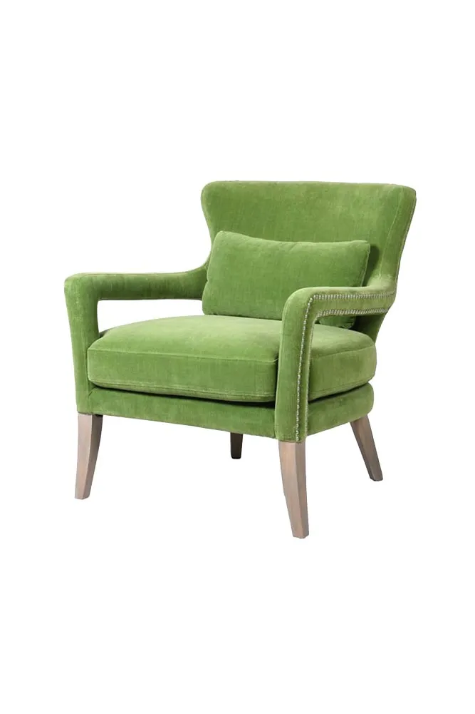 Gorgeous Green Velvet Armchair