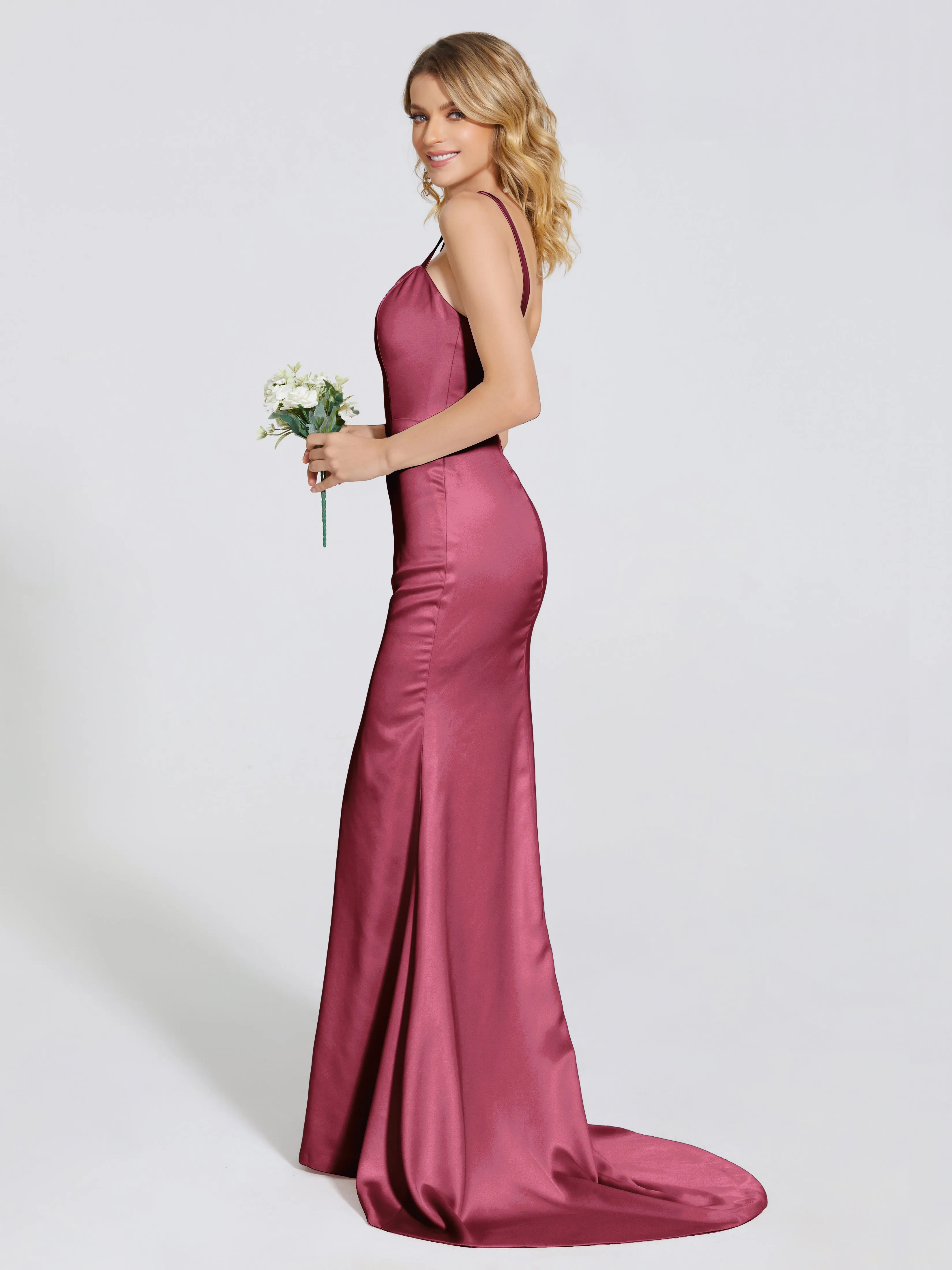 Gorgeous Soft Satin Party Dresses