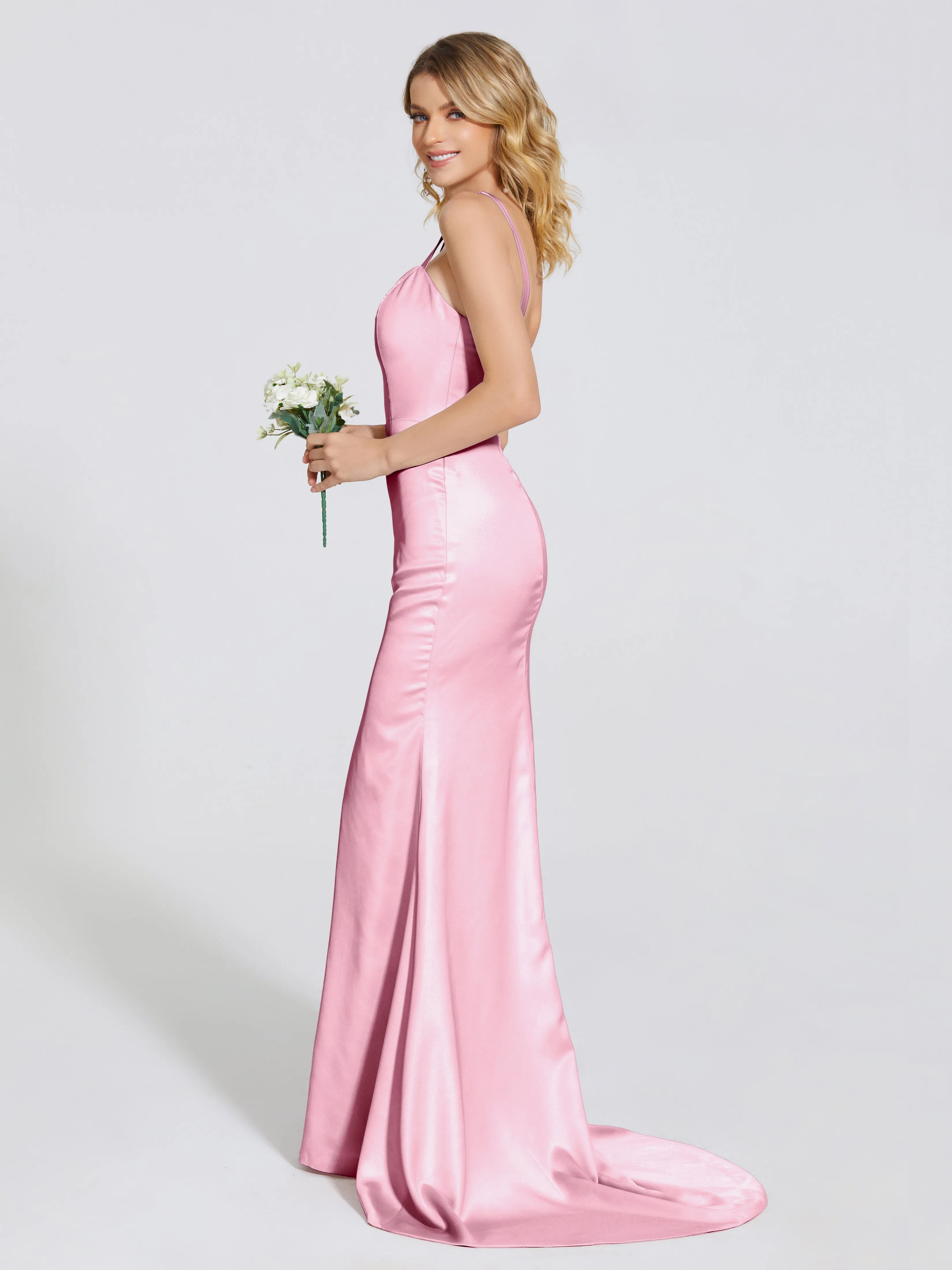 Gorgeous Soft Satin Party Dresses