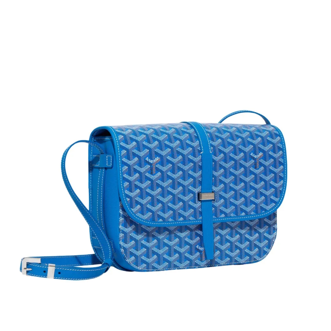 GOYARD BELVEDERE BAG SKY BLUE