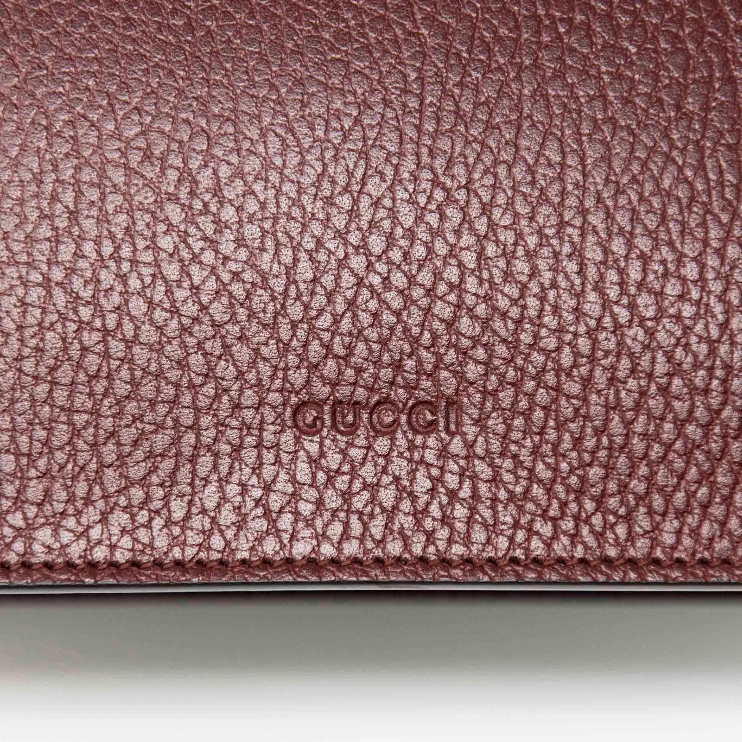 Gucci Burgundy Mini Dionysus Top Handle Bag