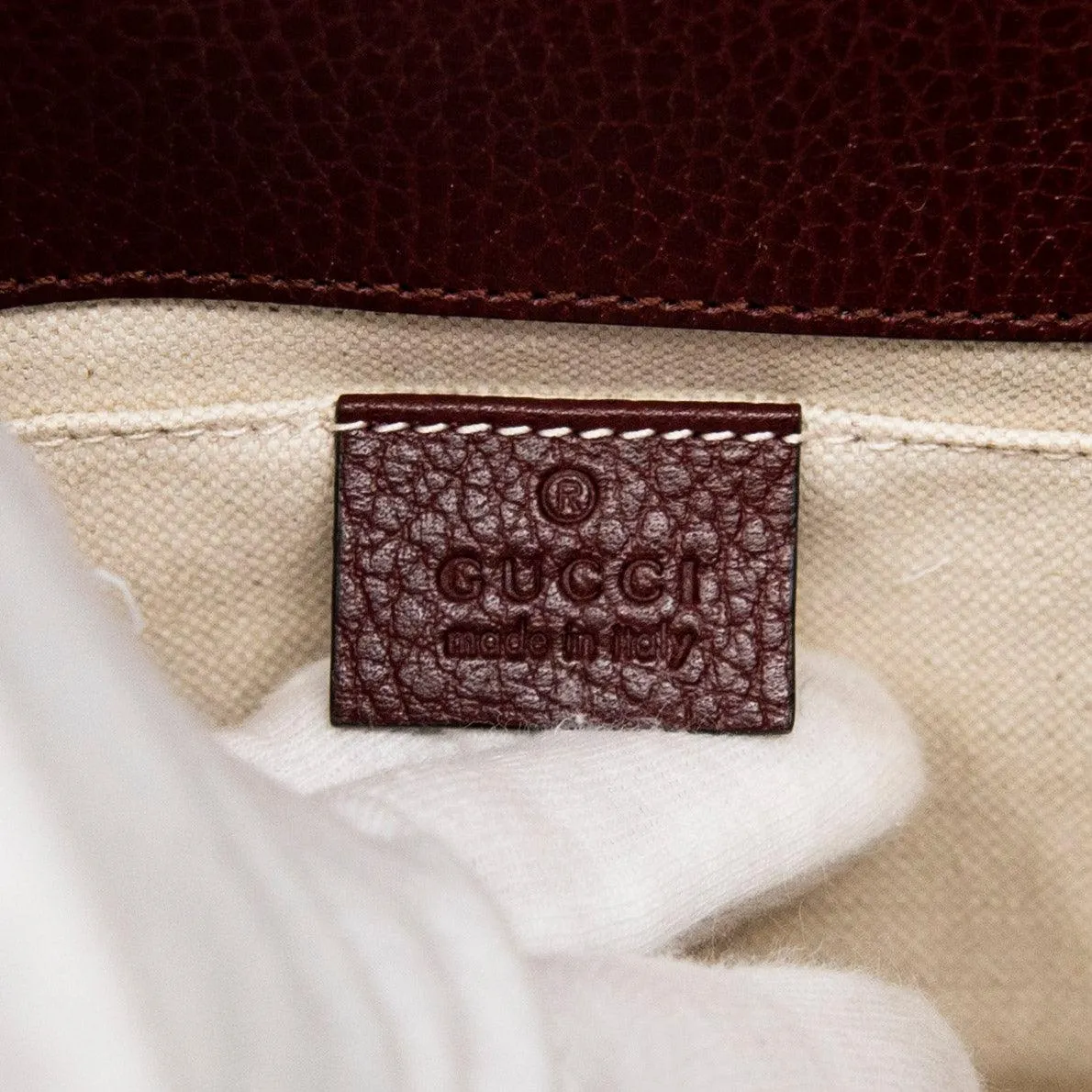 Gucci Burgundy Mini Dionysus Top Handle Bag