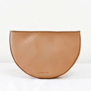 Half Moon Crossbody, Natural - "Macey"