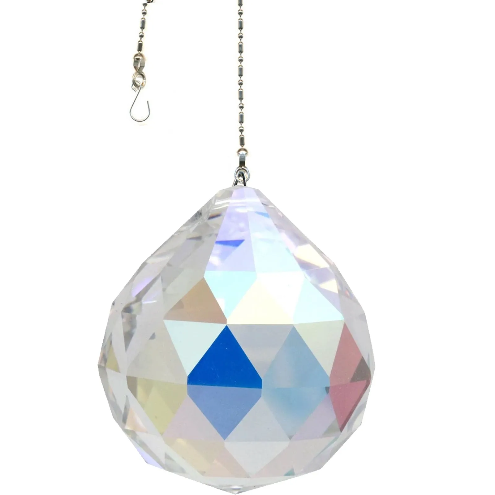 Hanging Crystal Aurora Borealis Magnificent Crystal 50mm Crystal Ball Prism