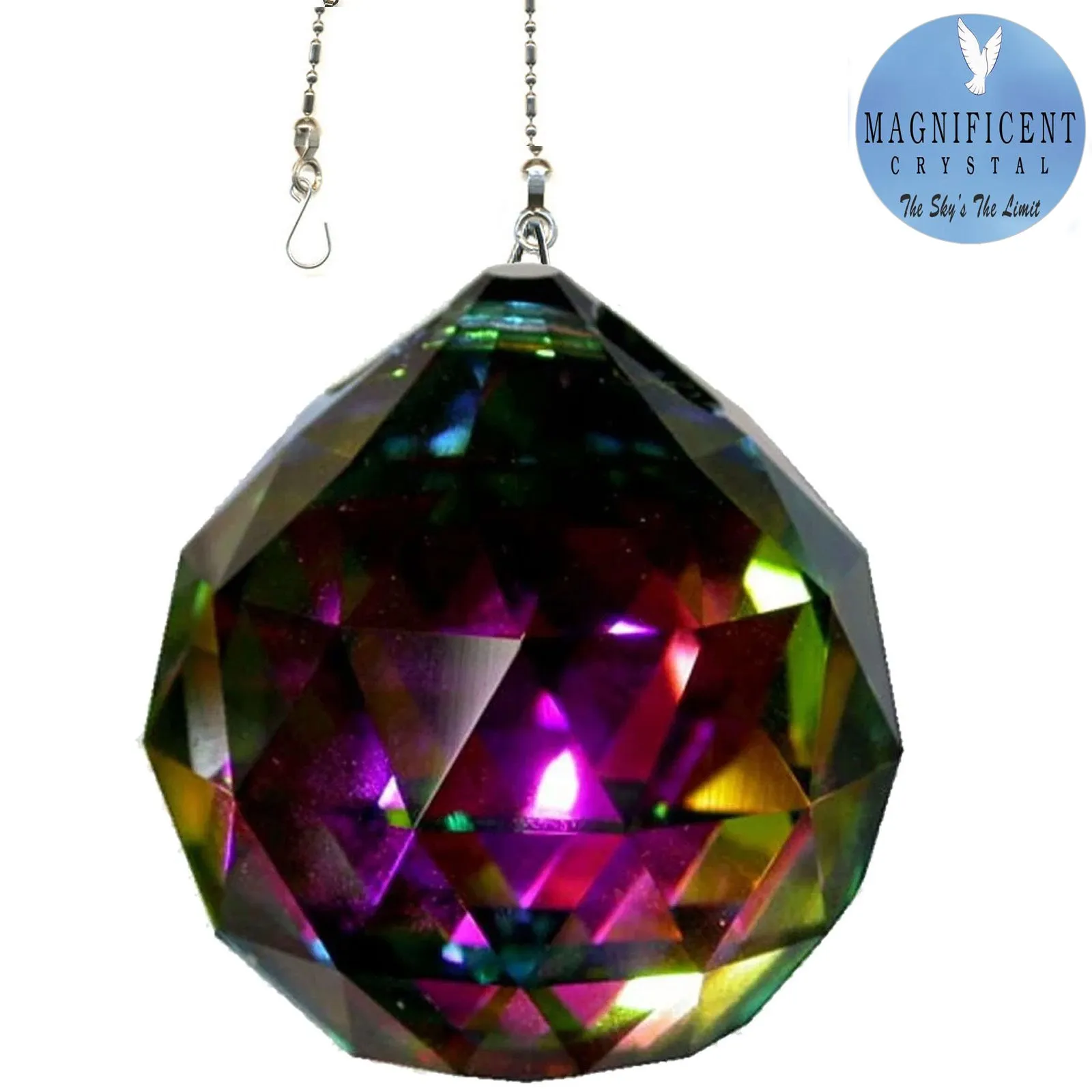 Hanging Crystal Vitrail Magnificent Crystal 70mm Crystal Ball Prism