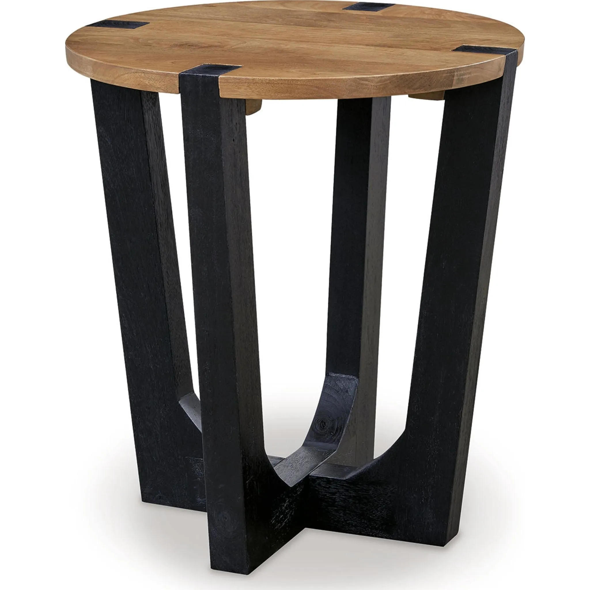 Hanneforth End Table - Brown/Black