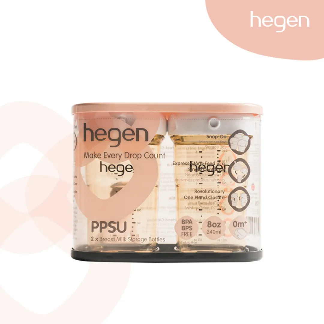 Hegen PCTO™ 240ml/8oz Breast Milk Storage PPSU (2-pack)